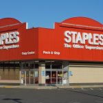 Staples shares retreat the most in almost seven months on Thursday, retailer’s Q4 earnings and sales fall short of expectations