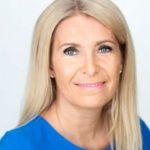 General Electric shares gain for a third straight session on Monday, company appoints Carolina Dybeck Happe as its next Chief Financial Officer